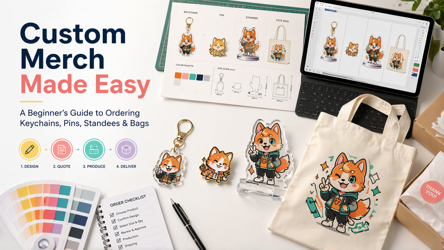 Your First Custom Merch Order: A Complete Step-by-Step Guide
