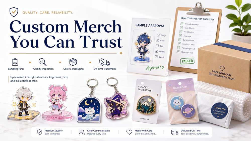 How We Turn Your Ideas into High-Quality Custom Merch