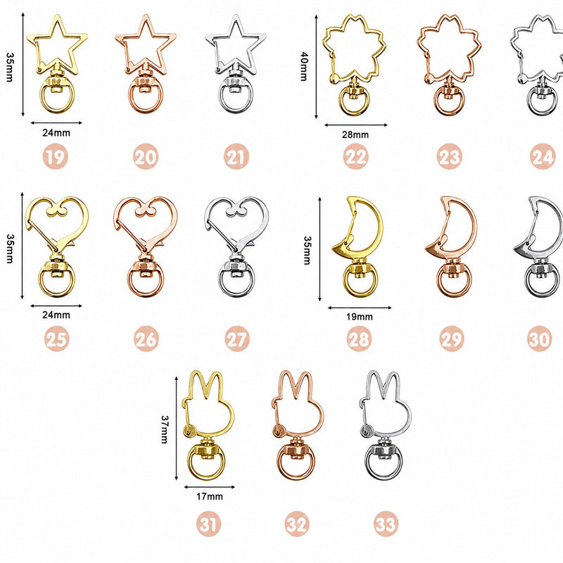 Custom Shaker Acrylic Keychains