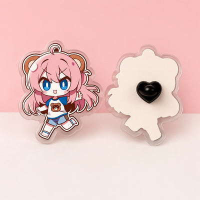 Custom Clear Acrylic Pins