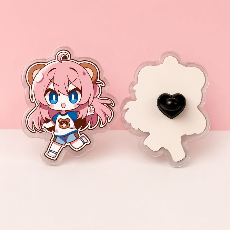 Custom Clear Acrylic Pins
