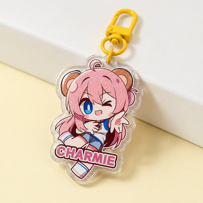 Porte-clés personnalisés en acrylique transparent - Xiongmao