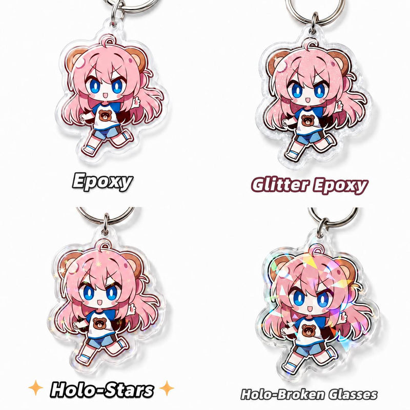 Custom Clear Acrylic Keychains