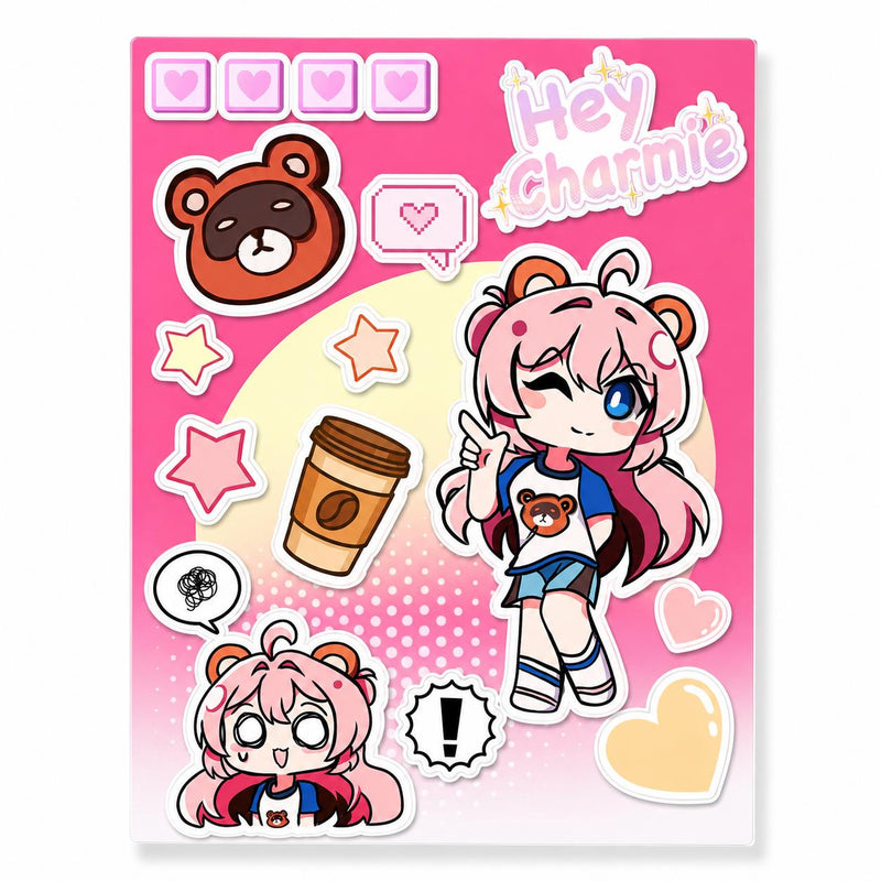Custom Kiss Cut Stickers Sheets