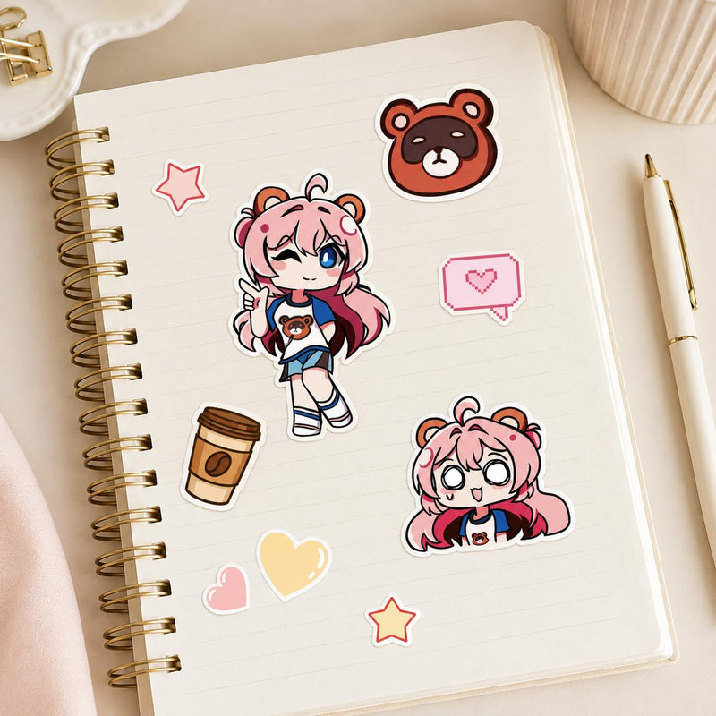 Custom Kiss Cut Stickers Sheets