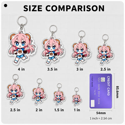 Custom Clear Acrylic Keychains