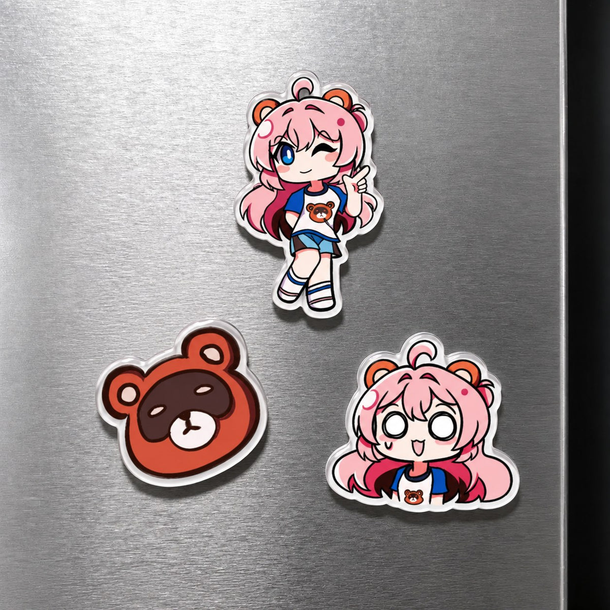 Custom Non-Clear Acrylic Fridge Magnets