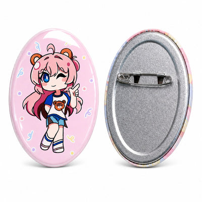 Custom Oval Button Badges