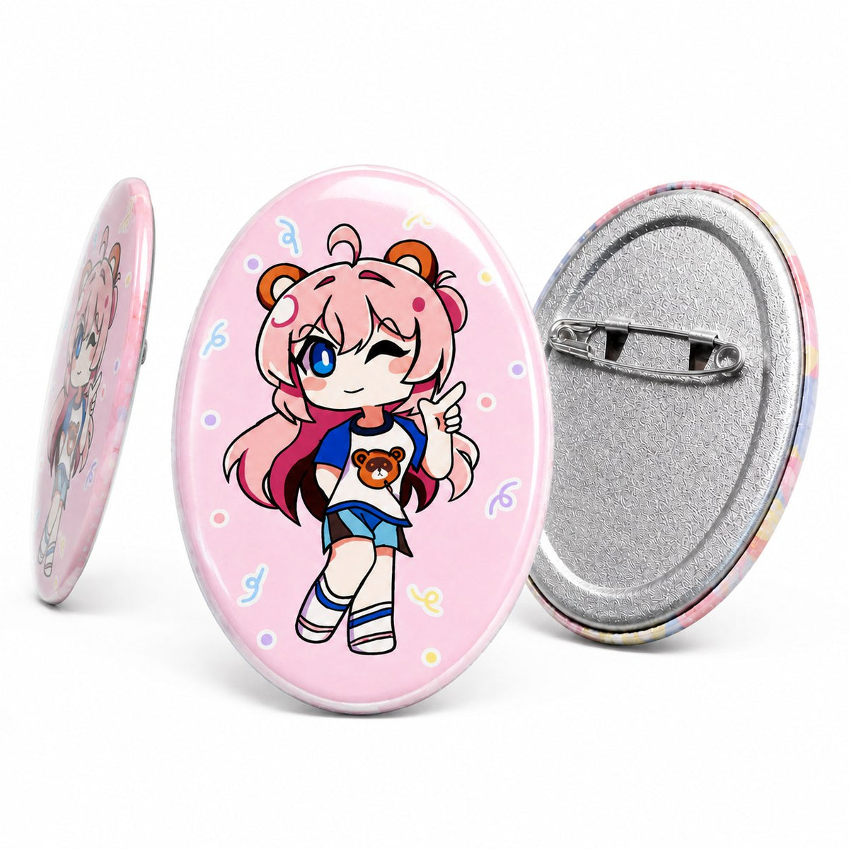 Custom Oval Button Badges