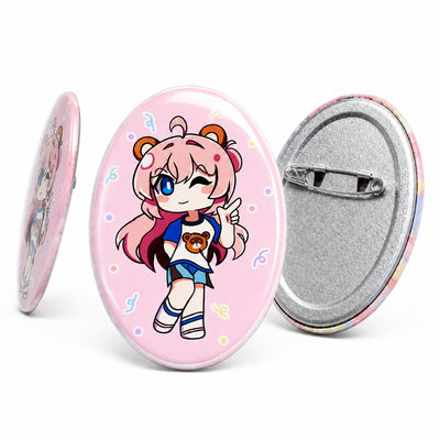 Custom Oval Button Badges