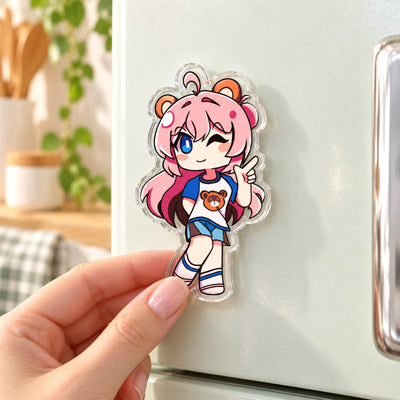 Custom Clear Acrylic Fridge Magnets