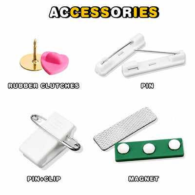 Custom Clear Acrylic Pins