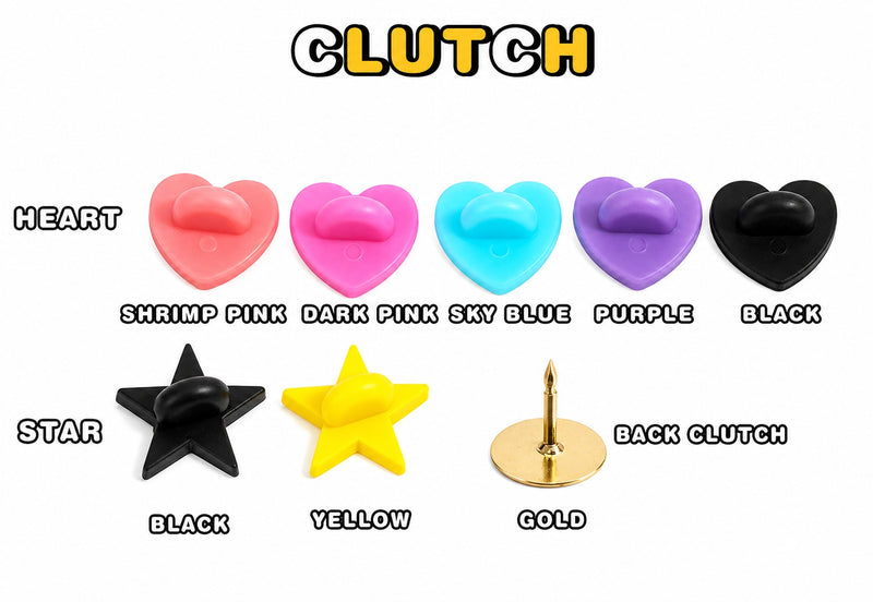 Custom Crystal Acrylic Pins
