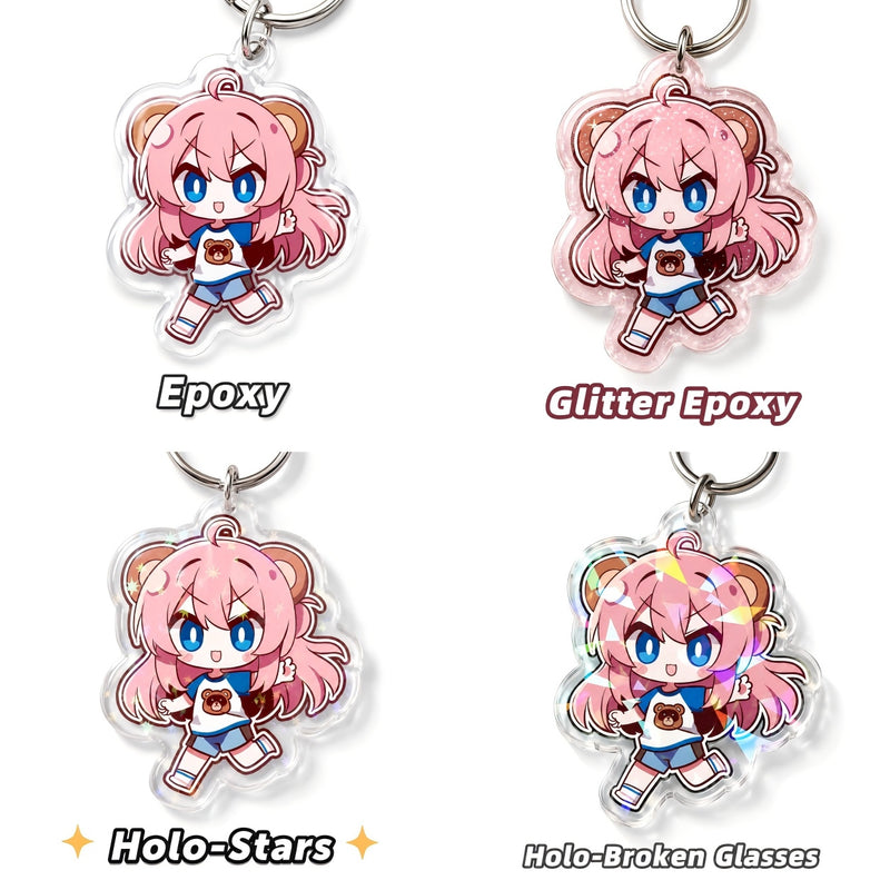 Custom Clear Acrylic Keychains