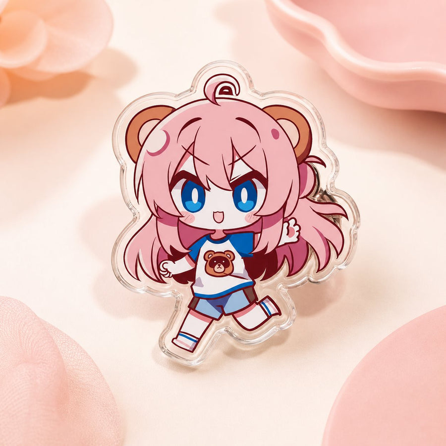 Custom Clear Acrylic Pins