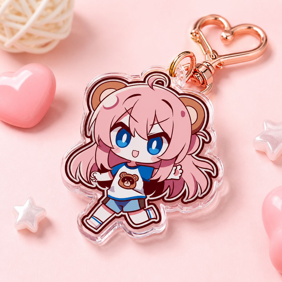 Custom Clear Acrylic Keychains
