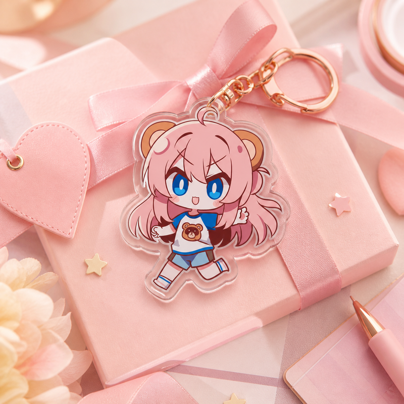 Custom Clear Acrylic Keychains