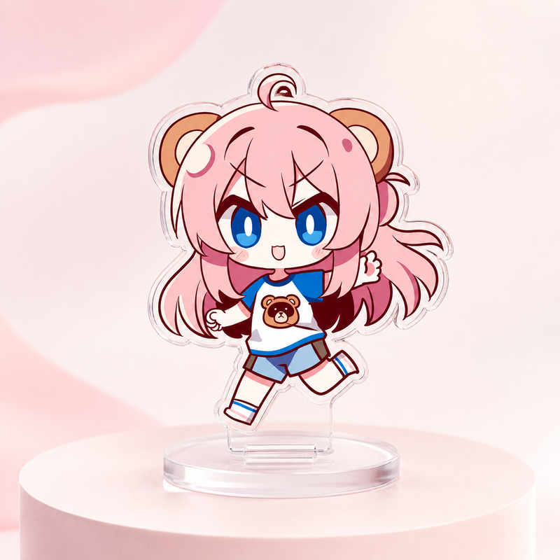 Custom Clear Acrylic Standees