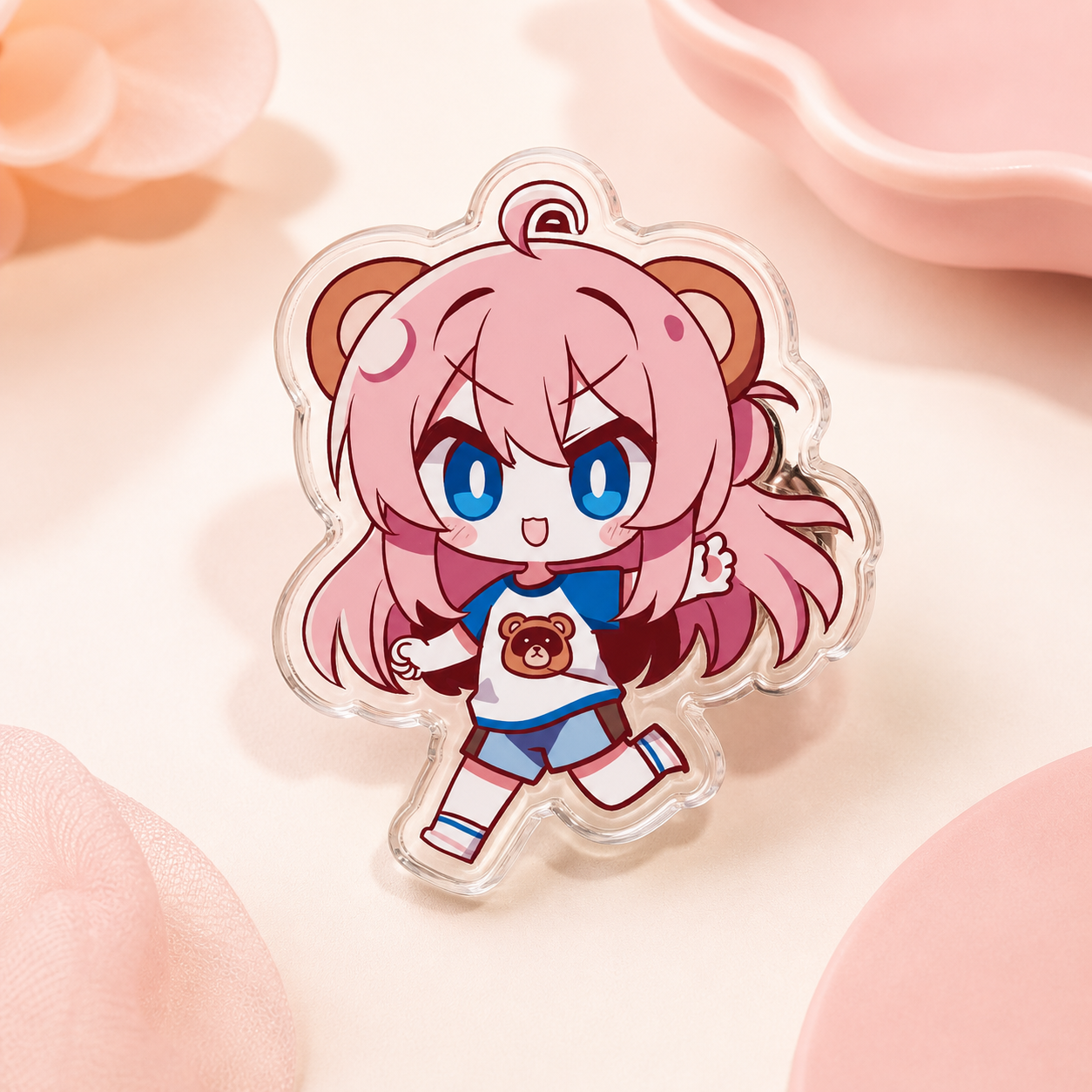 Custom Clear Acrylic Pins