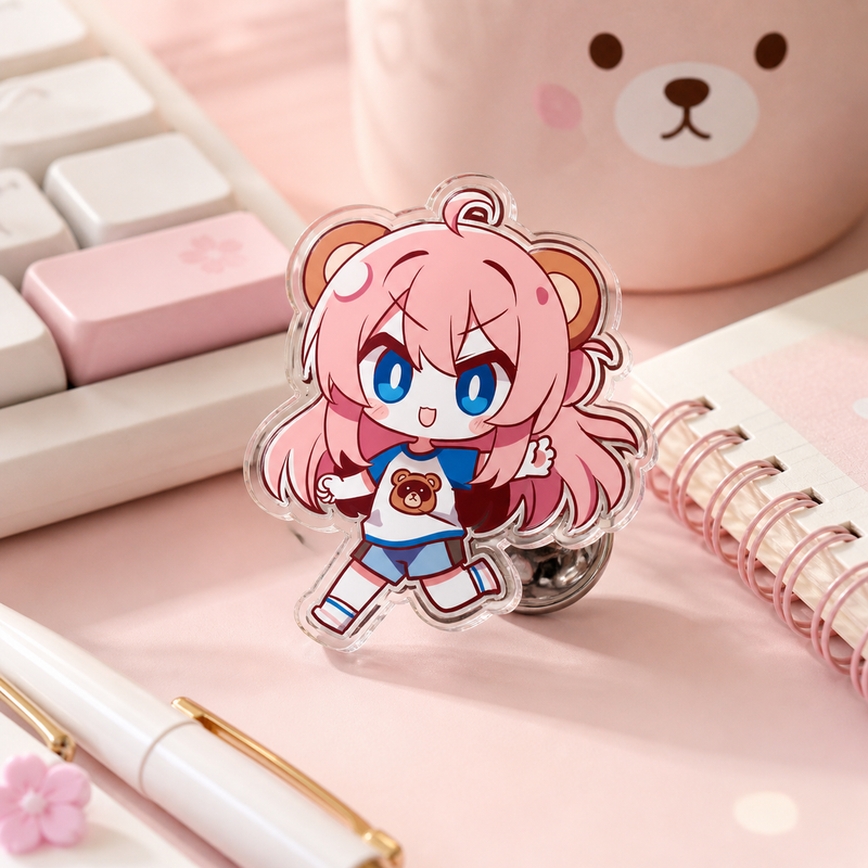 Custom Clear Acrylic Pins