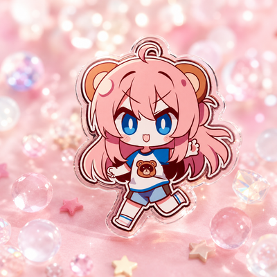Custom Clear Acrylic Pins