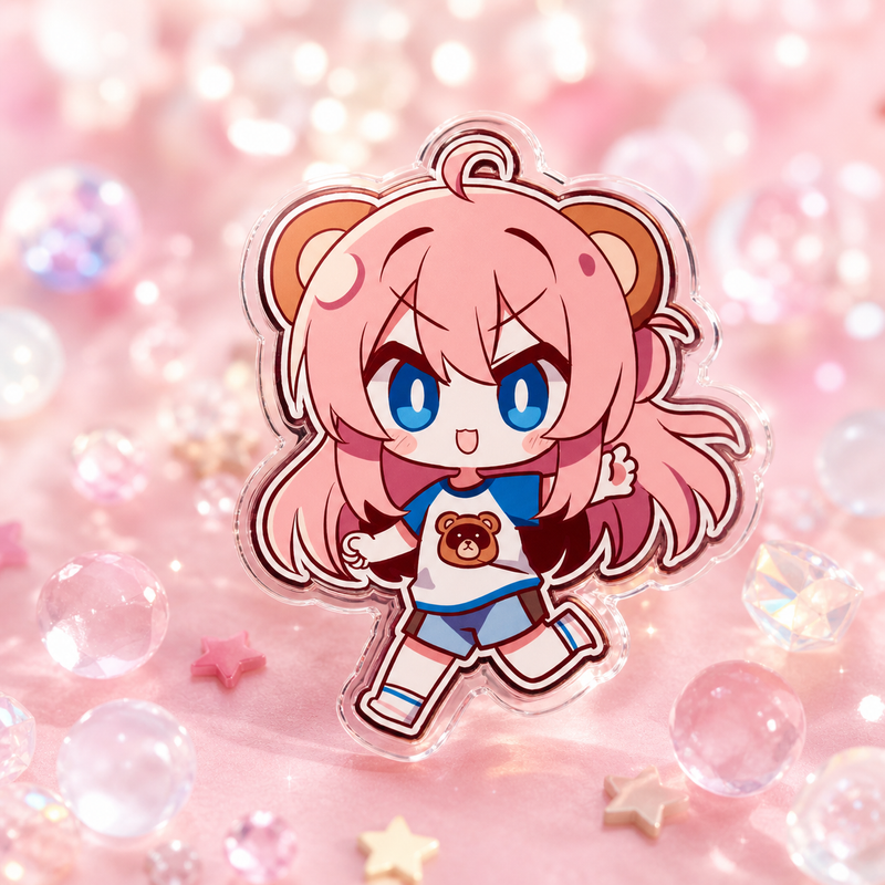 Custom Clear Acrylic Pins