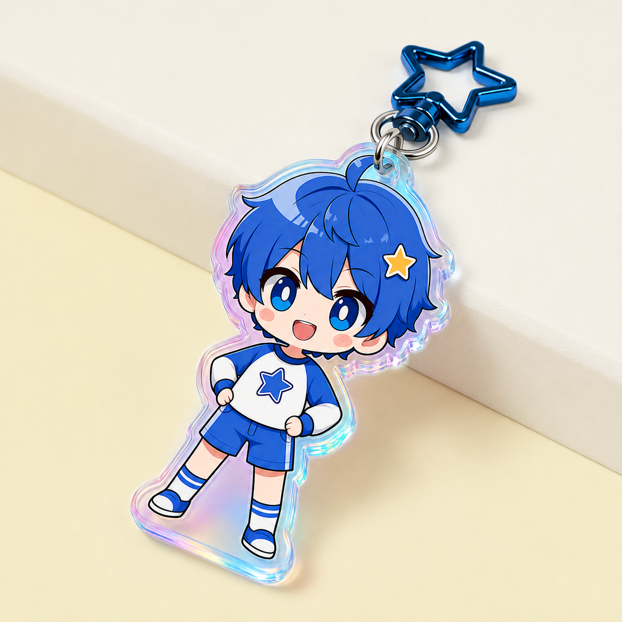Custom Rainbow Acrylic Keychains