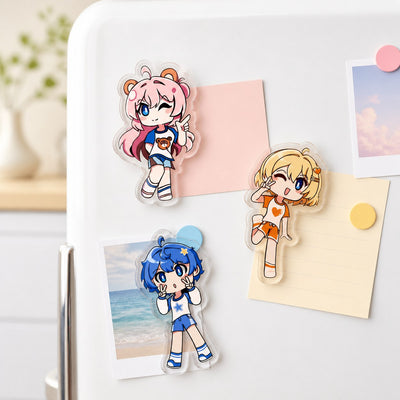 Custom Clear Acrylic Fridge Magnets