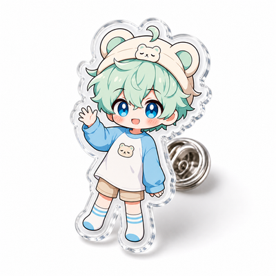 Custom Clear Acrylic Pins