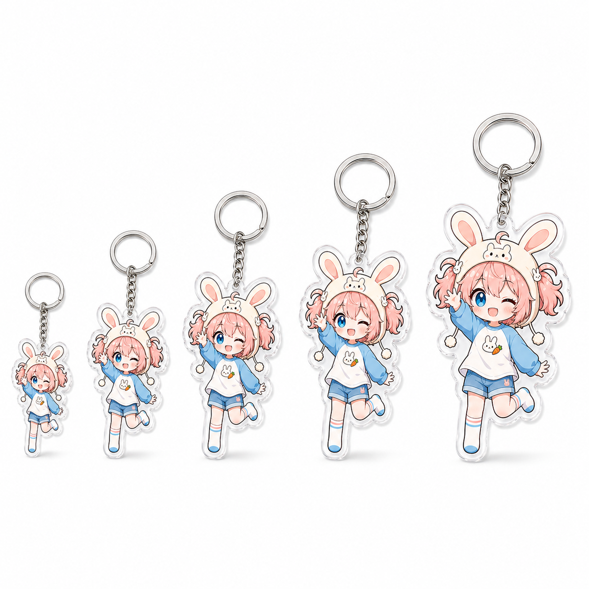 Custom Clear Acrylic Keychains