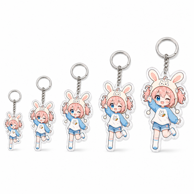 Custom Clear Acrylic Keychains