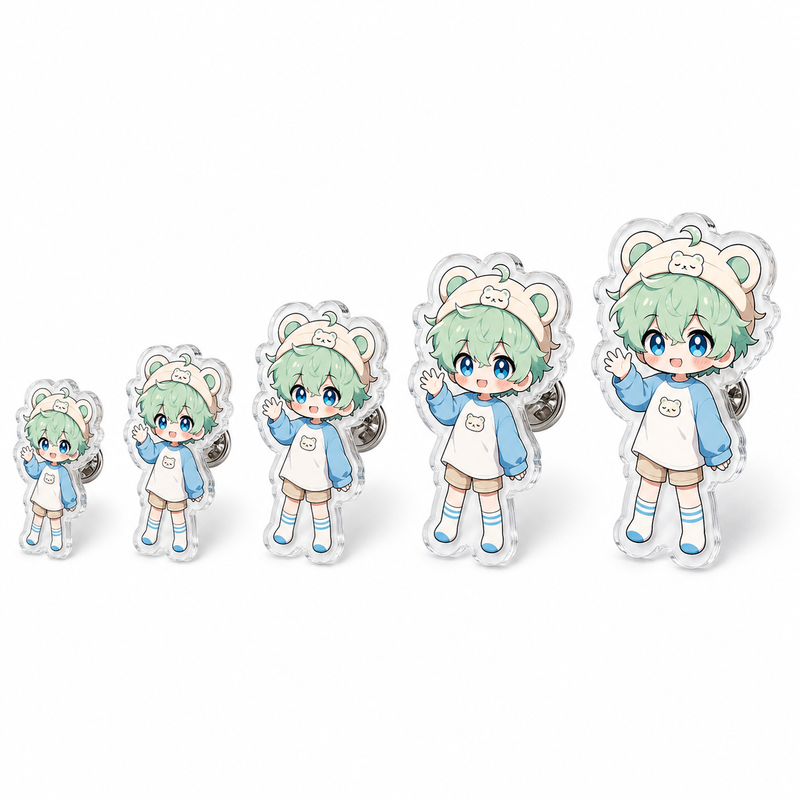Custom Clear Acrylic Pins