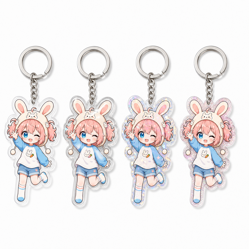 Custom Clear Acrylic Keychains