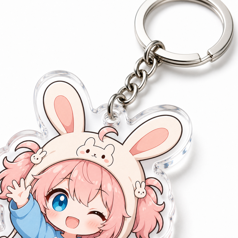 Custom Clear Acrylic Keychains