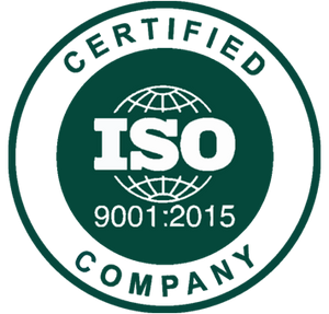 ISO 9001:2015 certified company